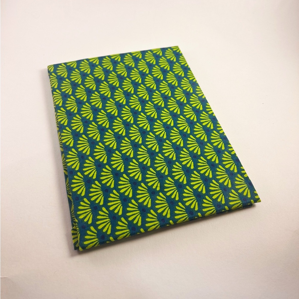 Custom Blue and Green Art Deco Notebook
